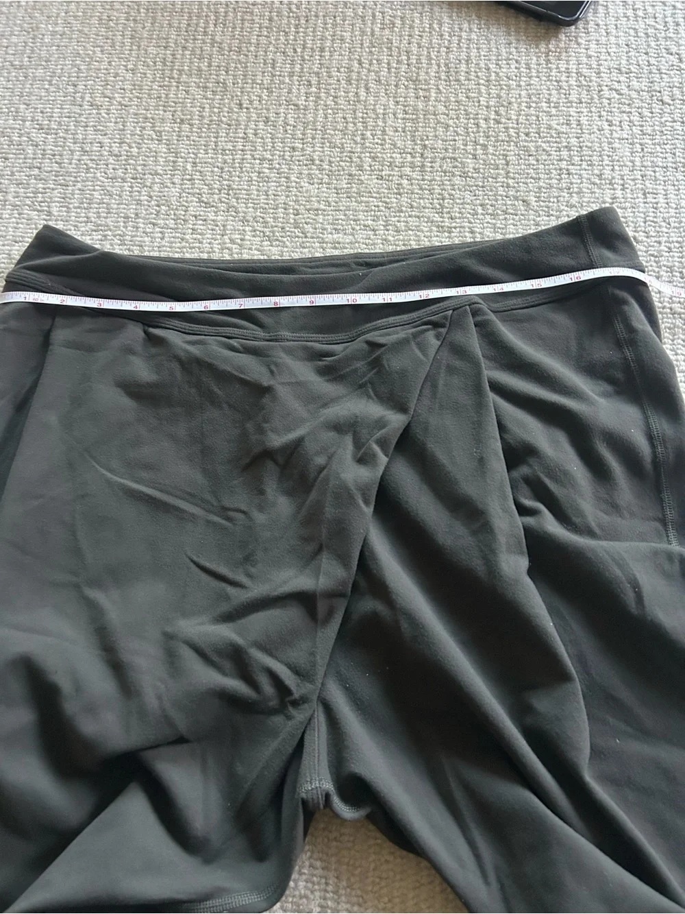 lululemon athletica Black Draped Harem Pants